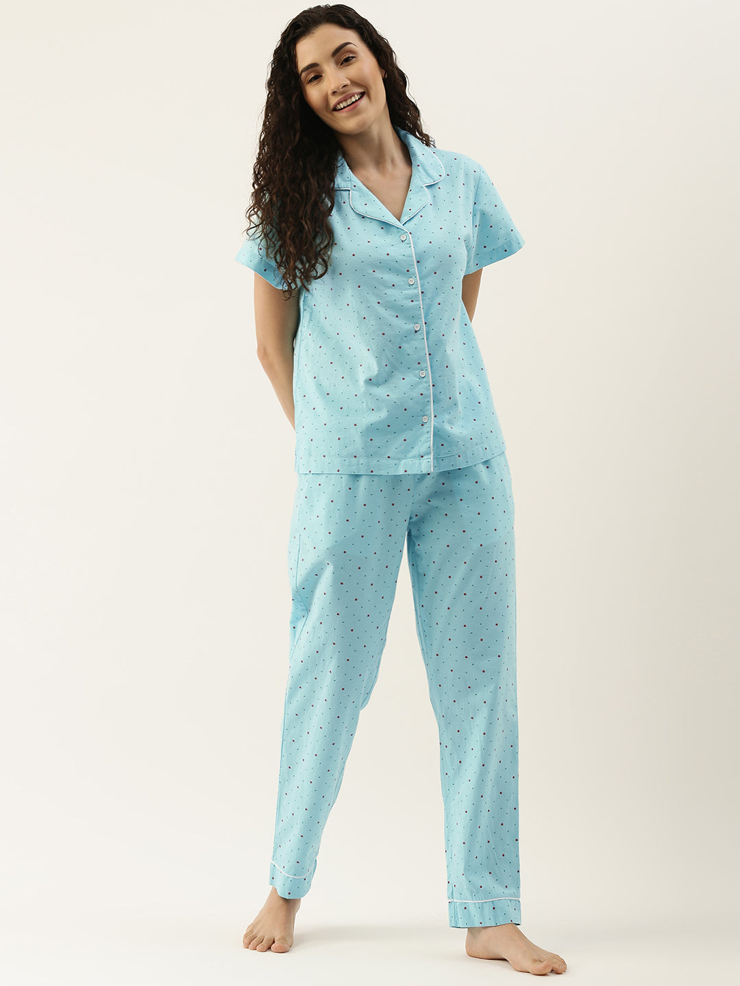 Printed Night Suit