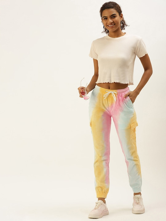 Tie and Dye Cargo Trouser