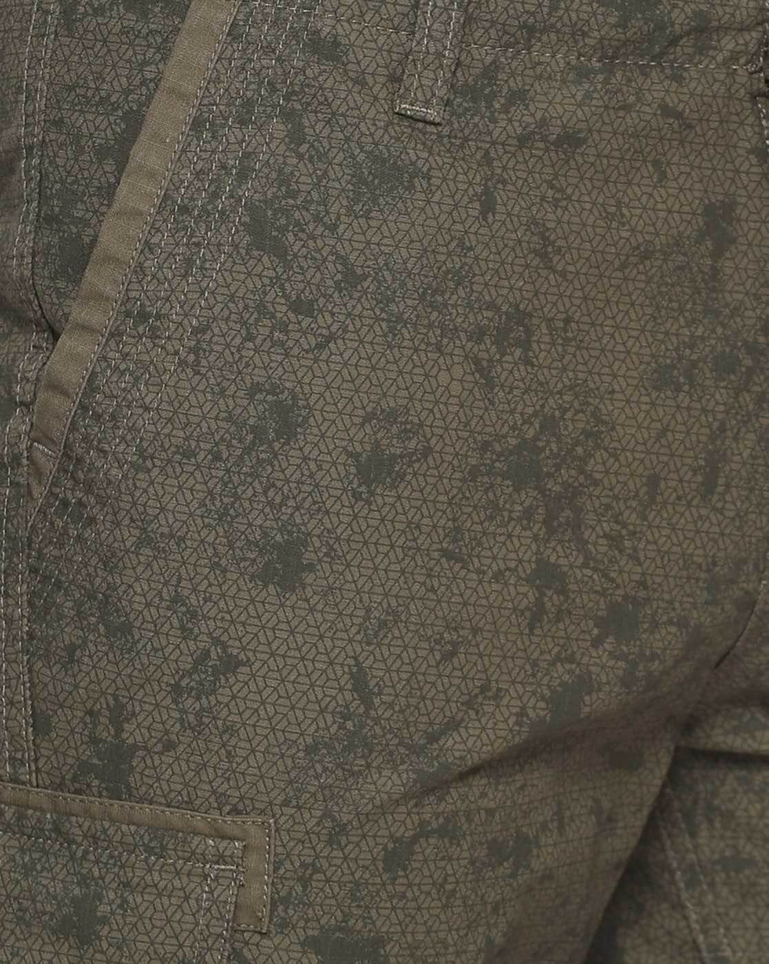 Printed Cargo Shorts