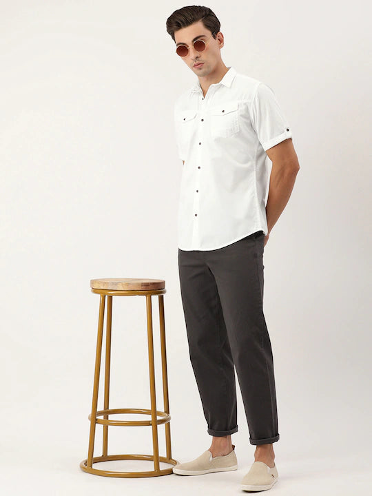 Solid Casual Shirt