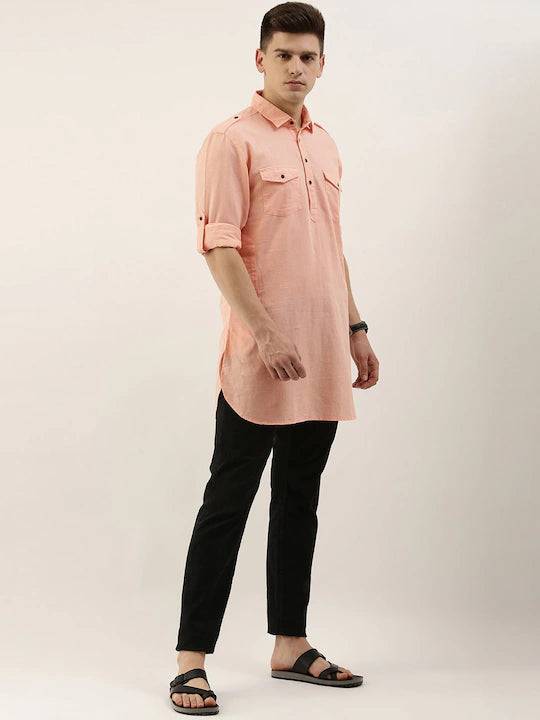 Solid Pathani Kurta