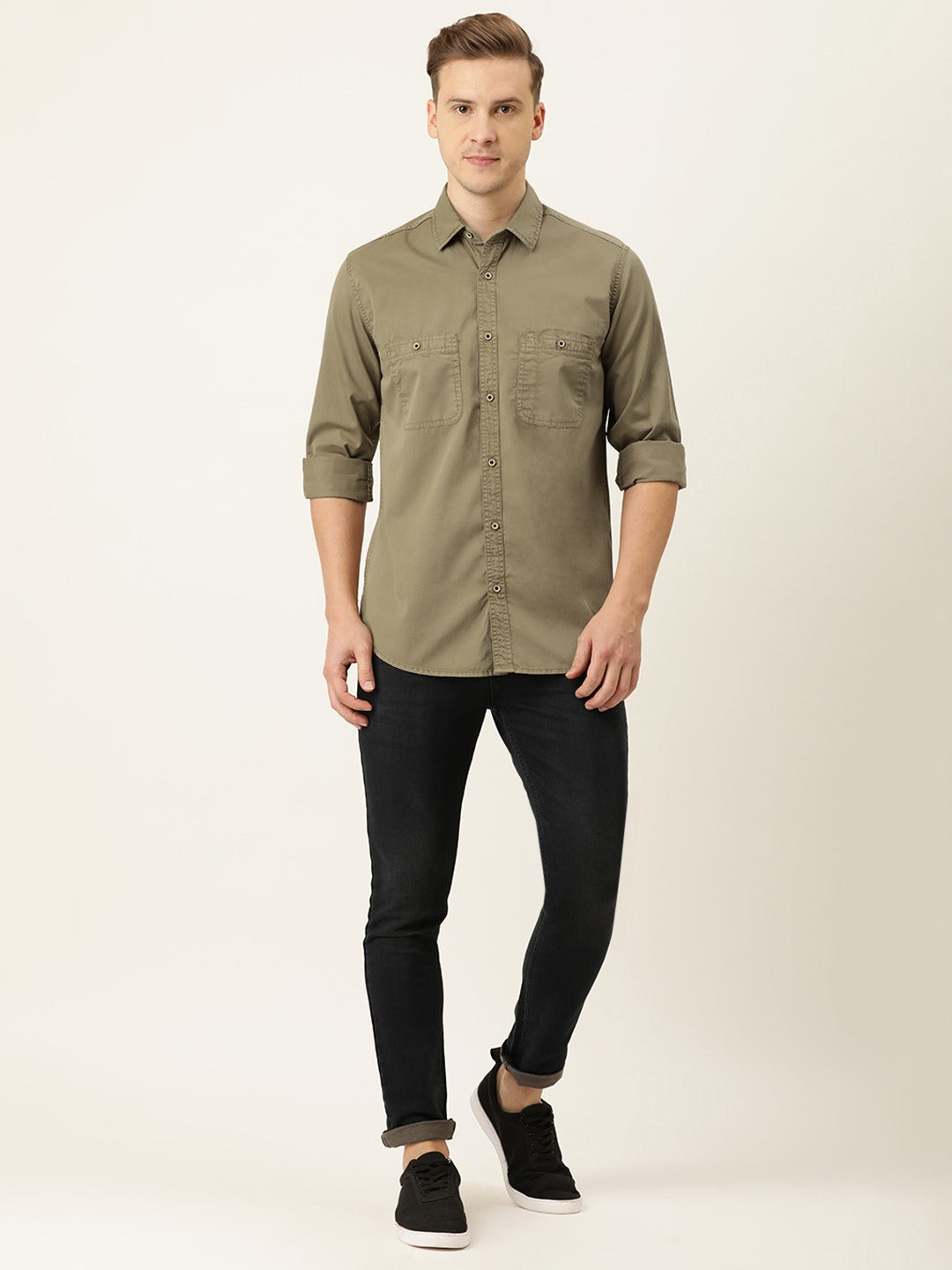 Solid Casual Shirt
