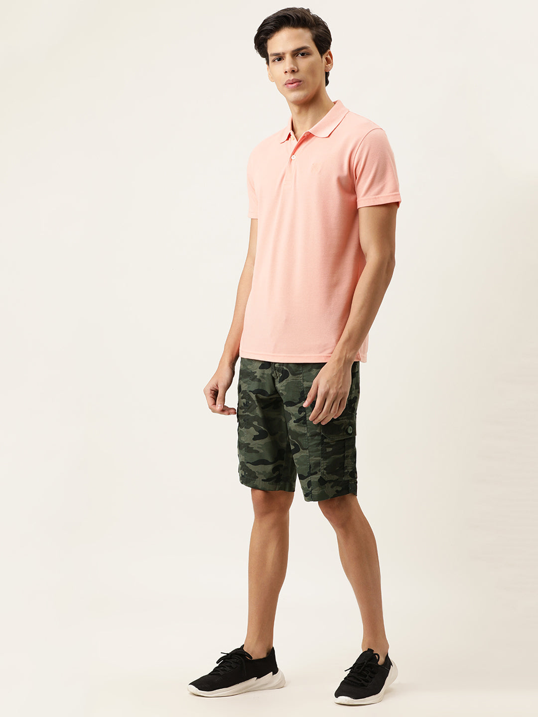 Printed Cargo Shorts