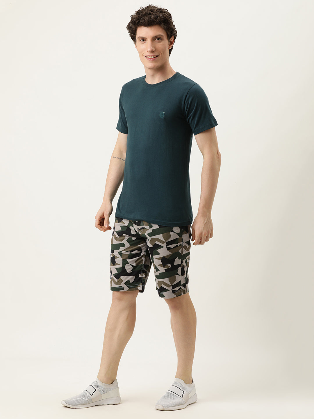 Printed Chino Shorts