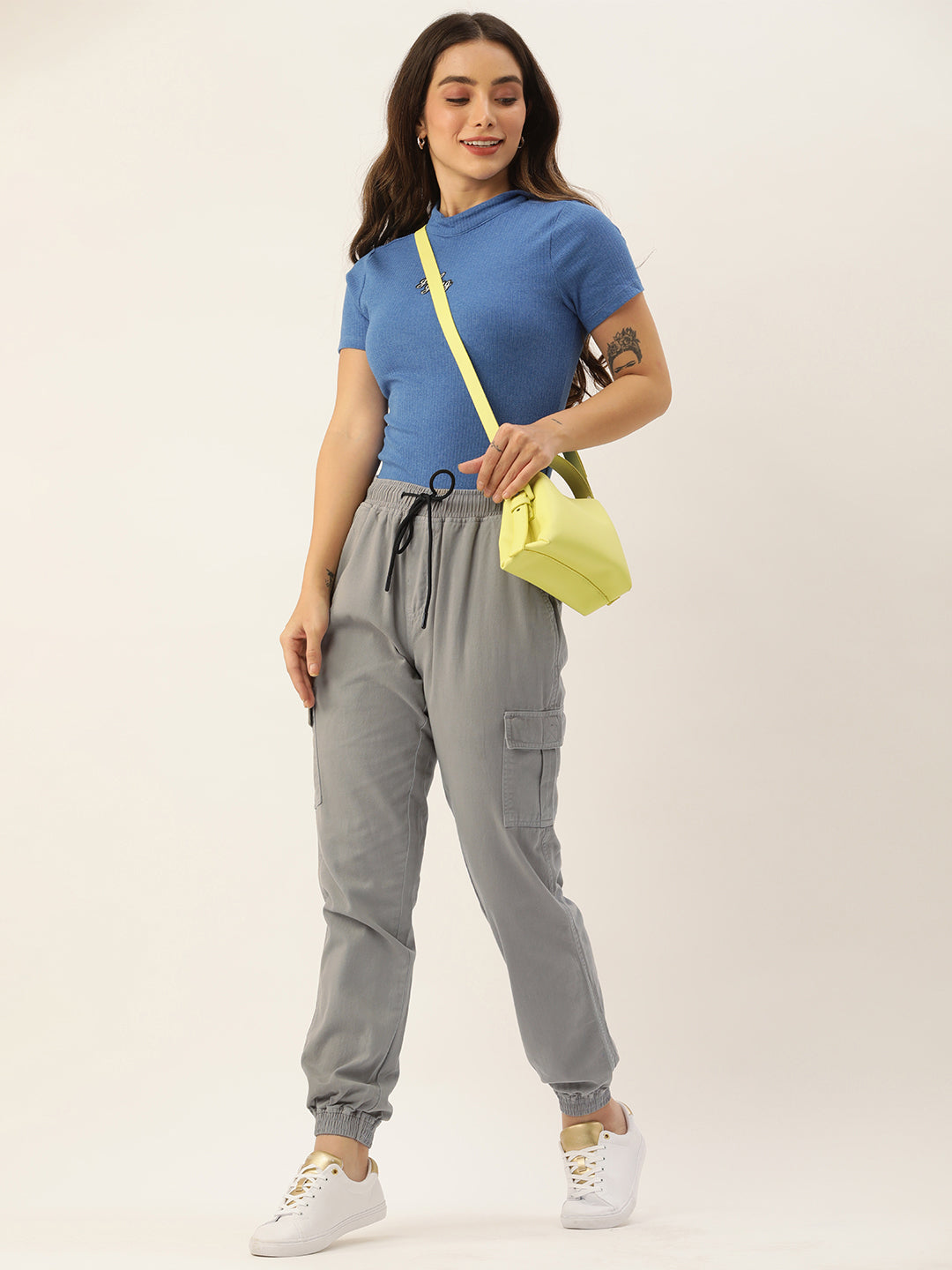 Solid Cargos Trousers