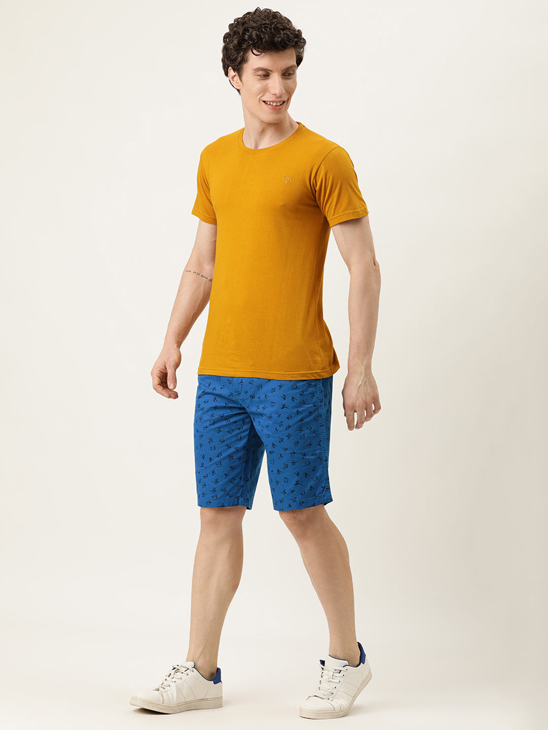 Printed Chino Shorts