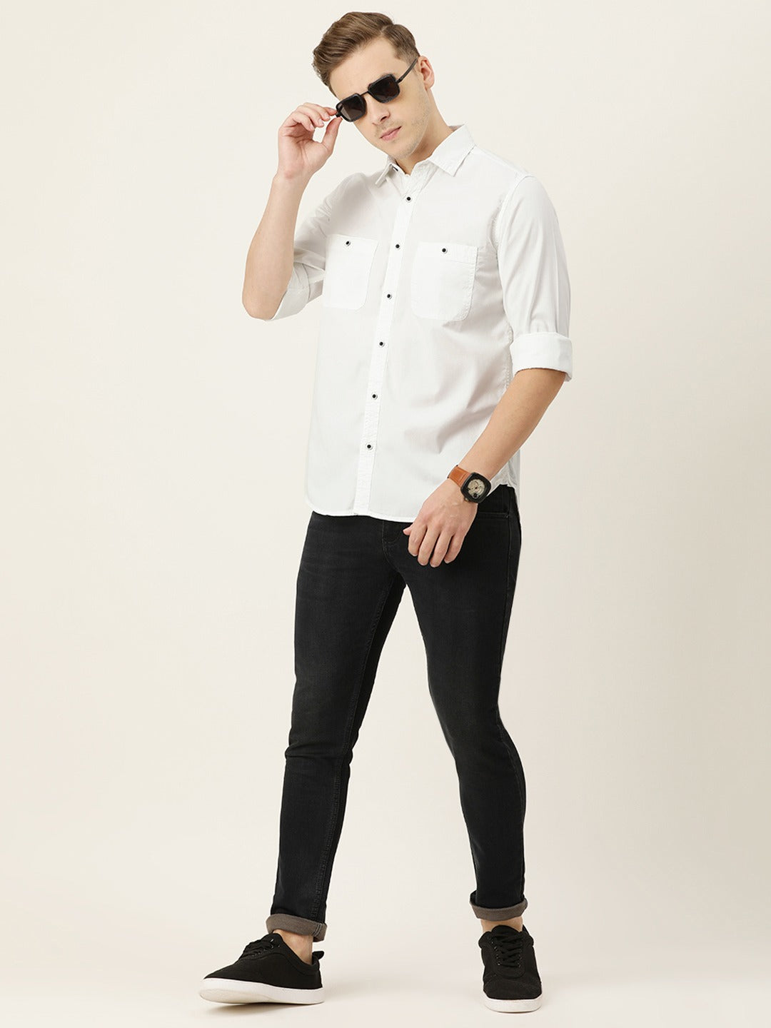 Solid Casual Shirt
