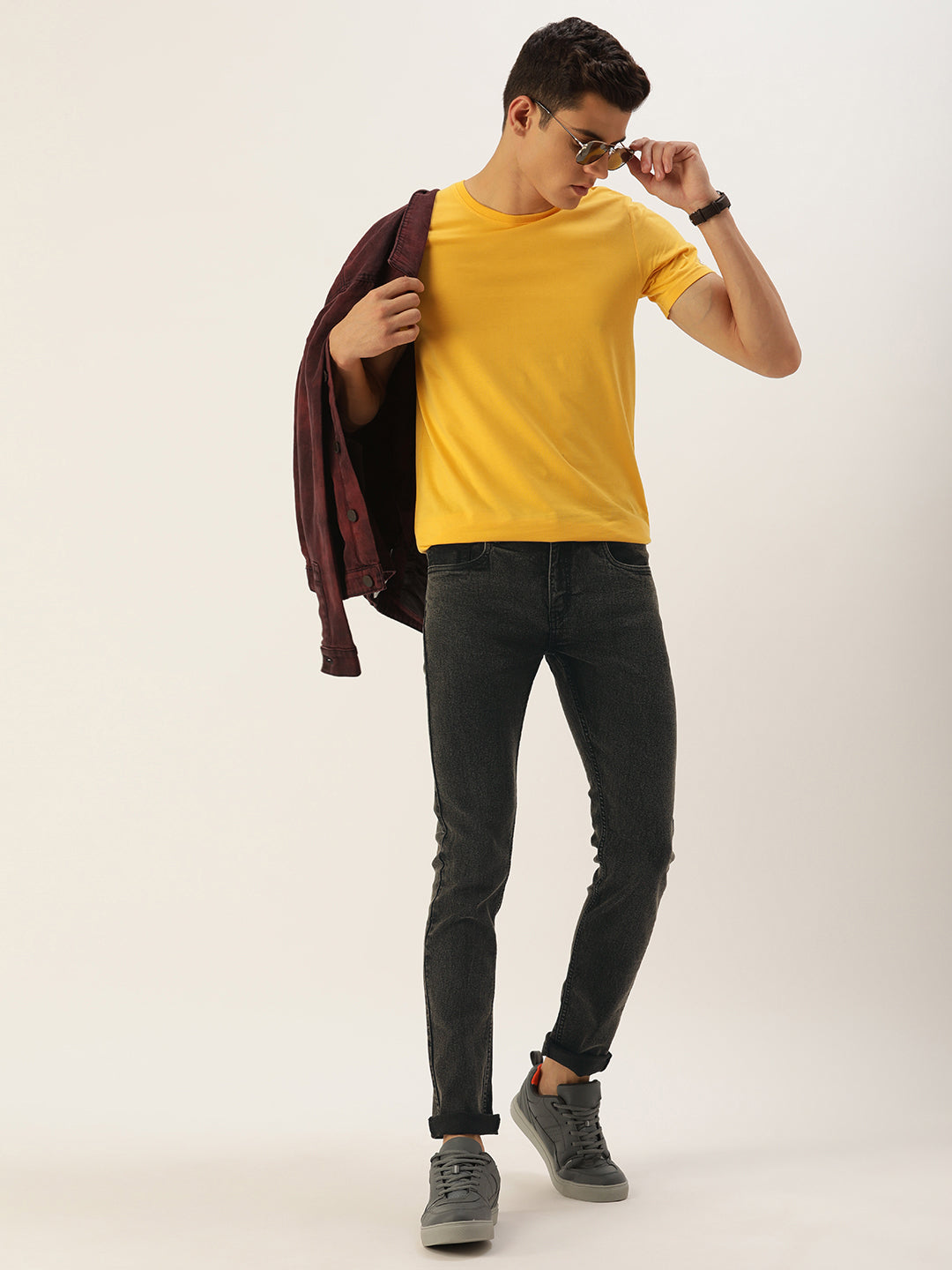 Solid Jeans