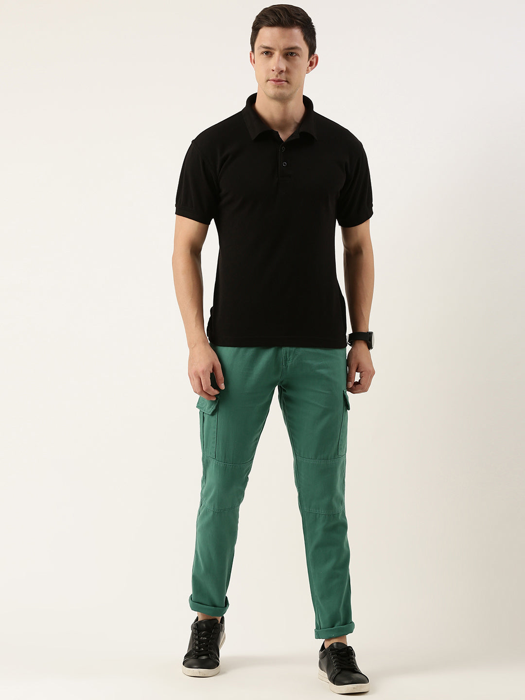 Solid Cargos Trouser