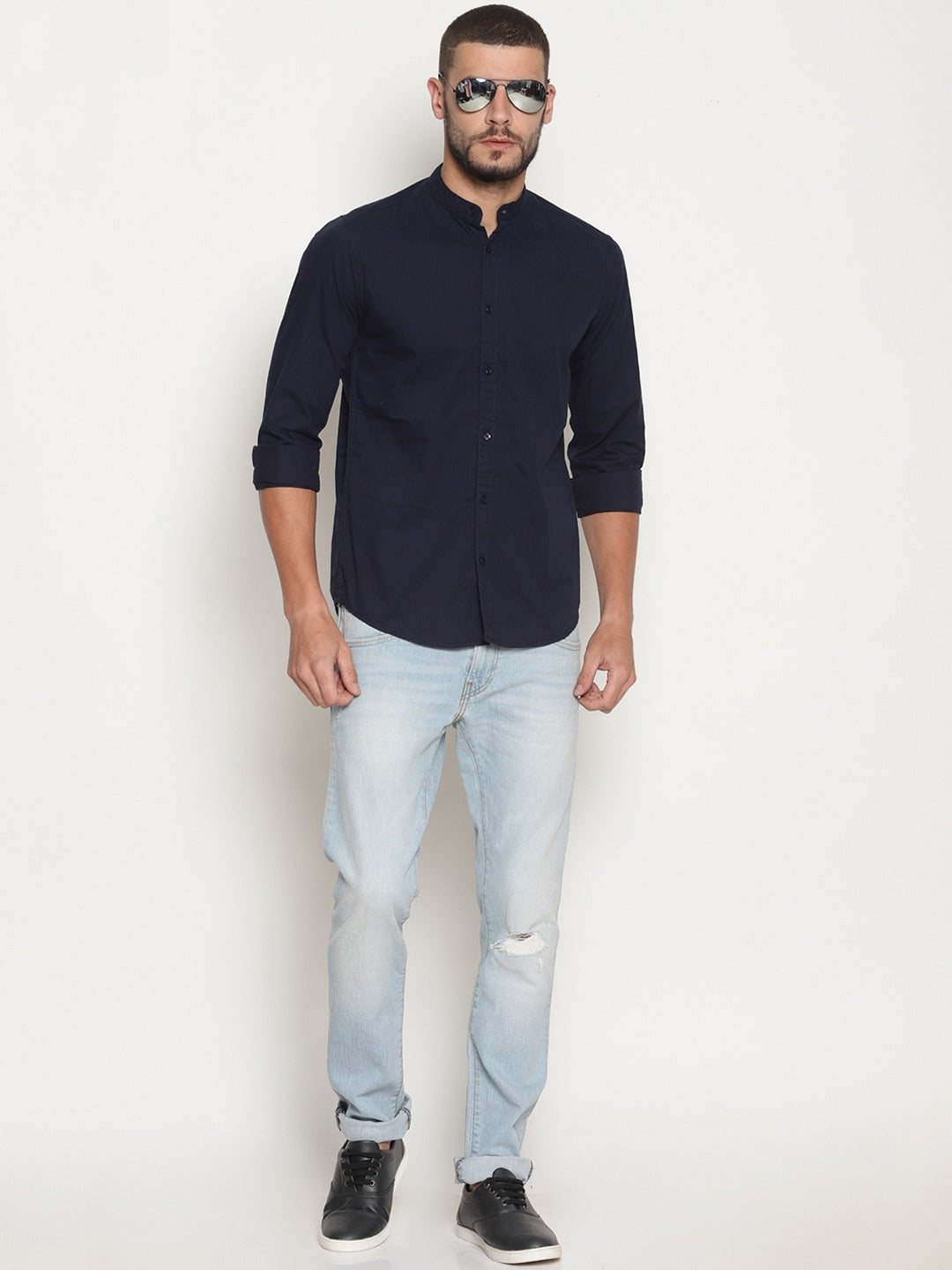 Solid Casual Shirt