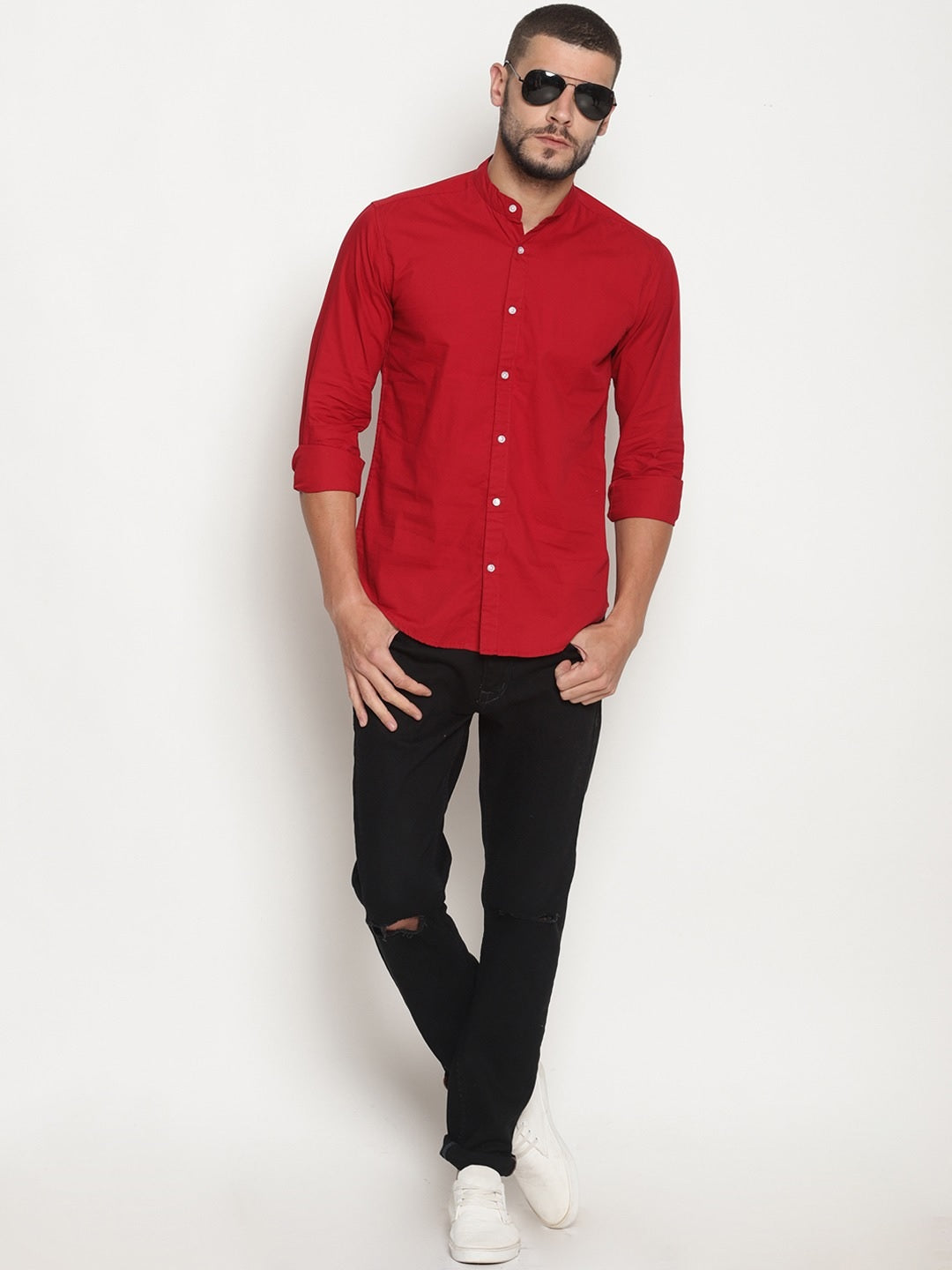 Solid Casual Shirt