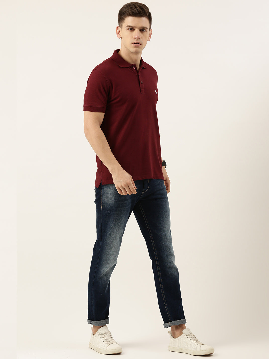 Solid Polo T-shirt