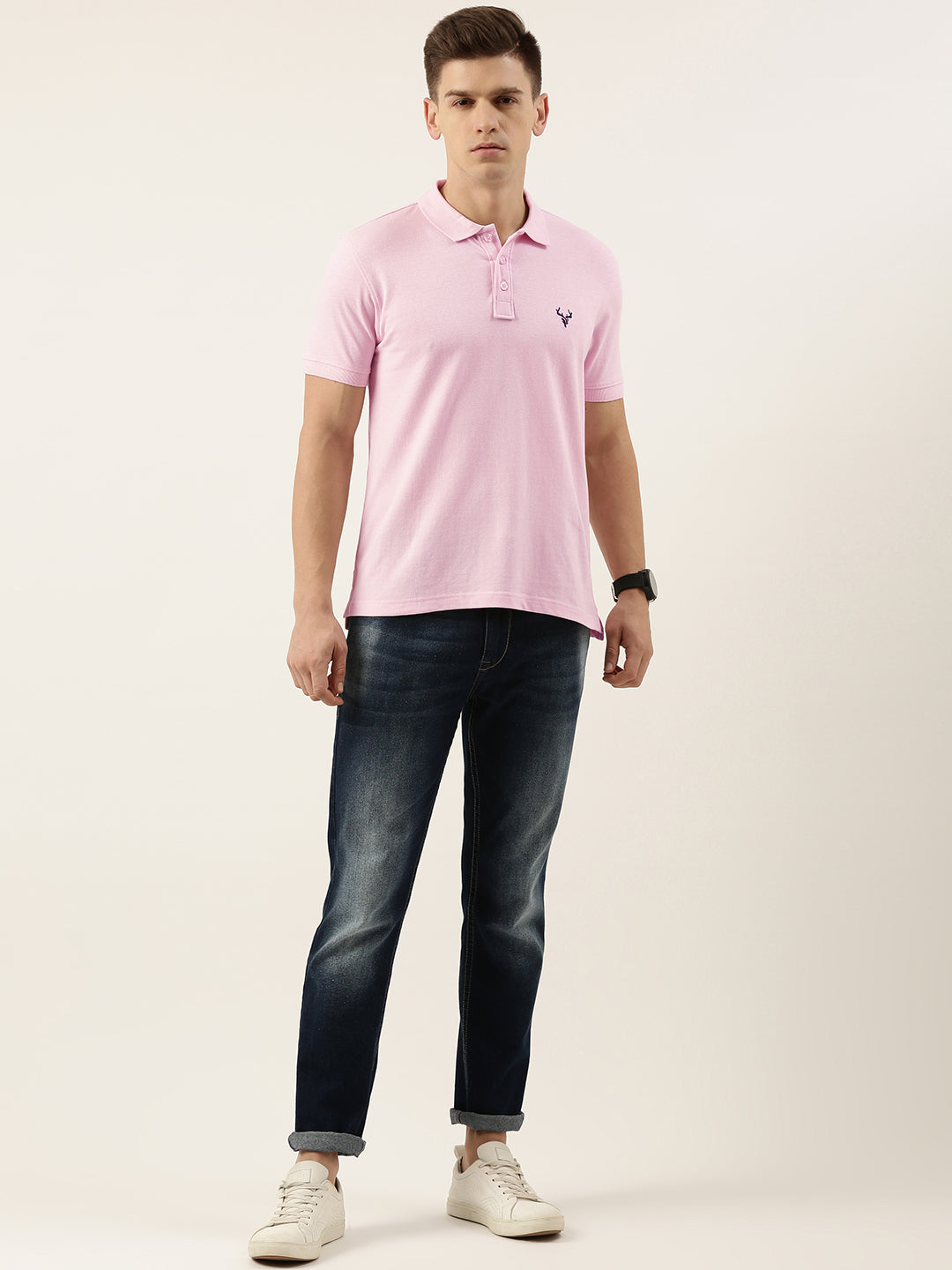 Solid Polo T-Shirt