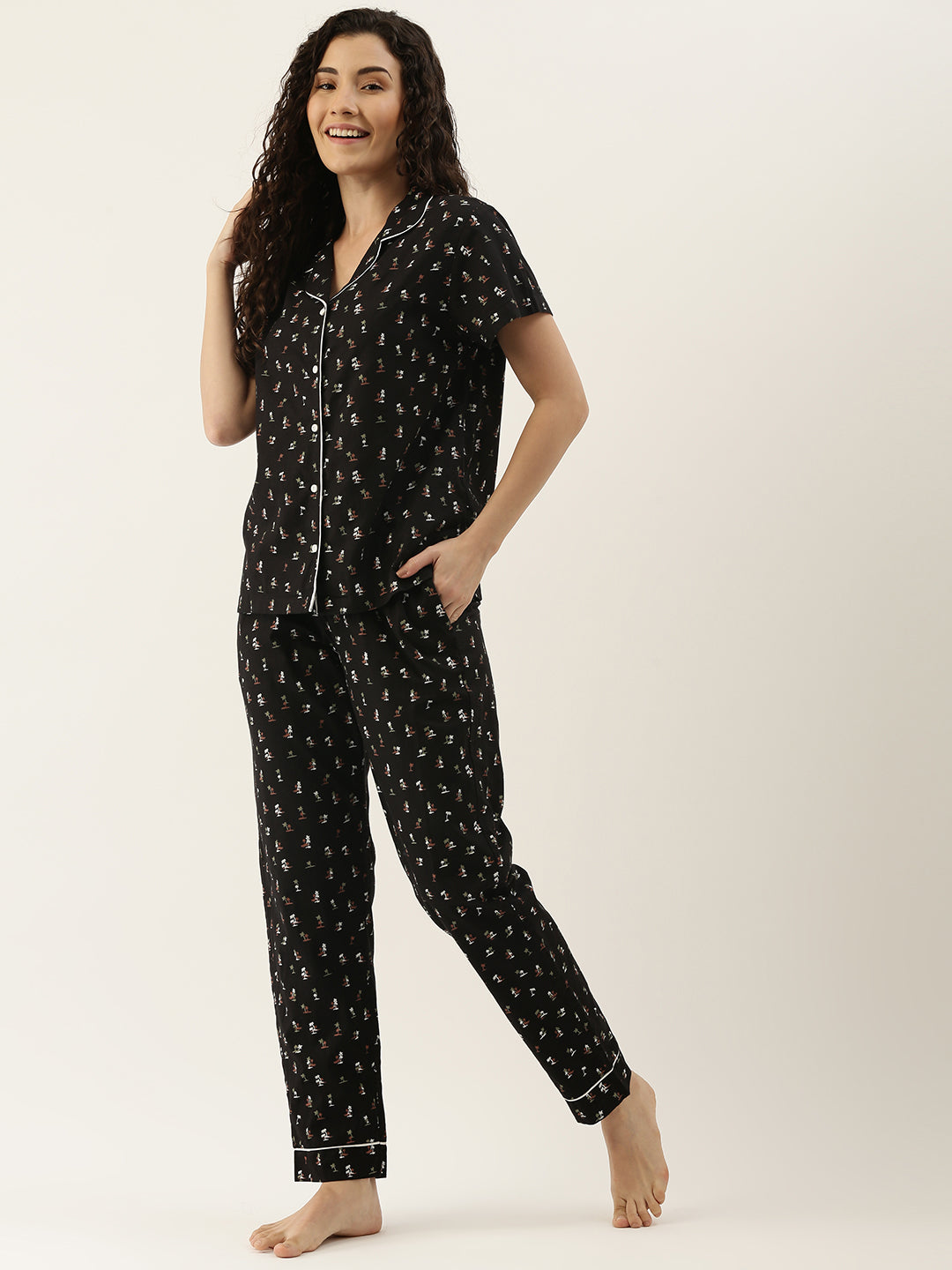 Printed Night Suit
