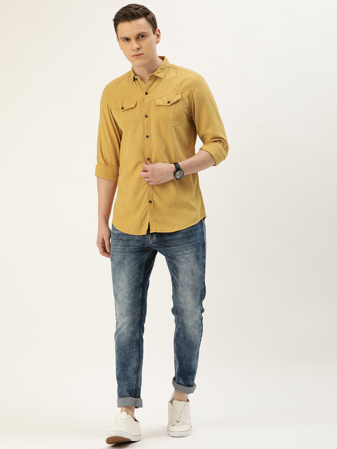 Solid Casual Shirt