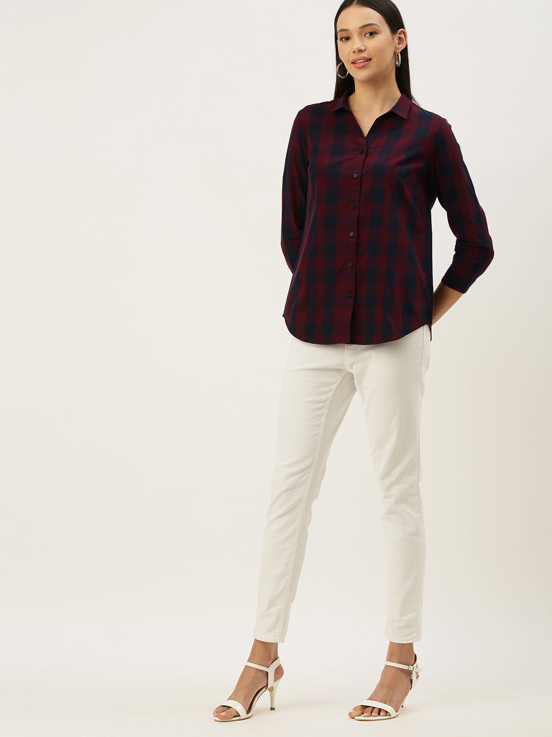 Checked Casual Shirt*IOWCF02SC17L38-3815