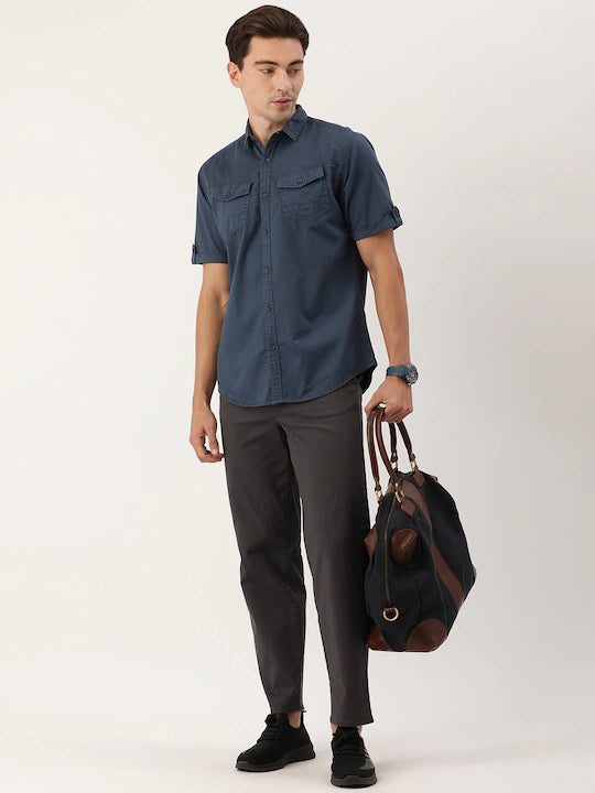 Solid Casual Shirt