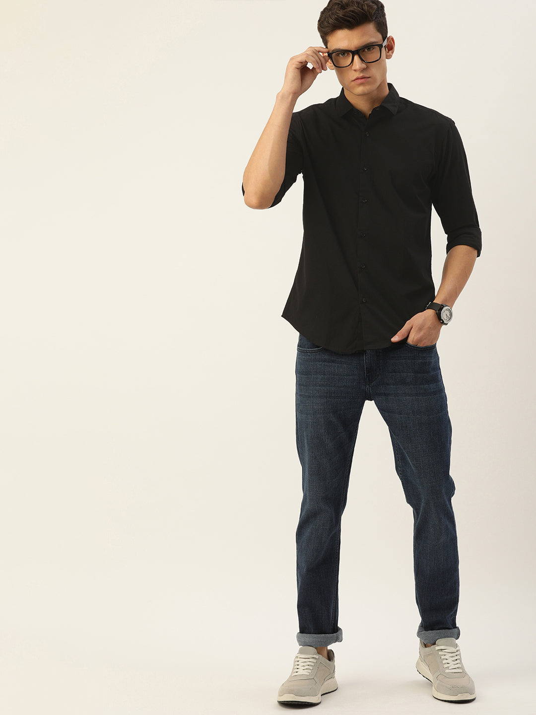 Solid Casual Shirt