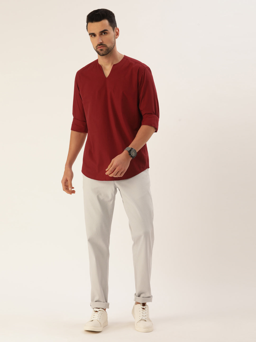 Solid Casual Shirt