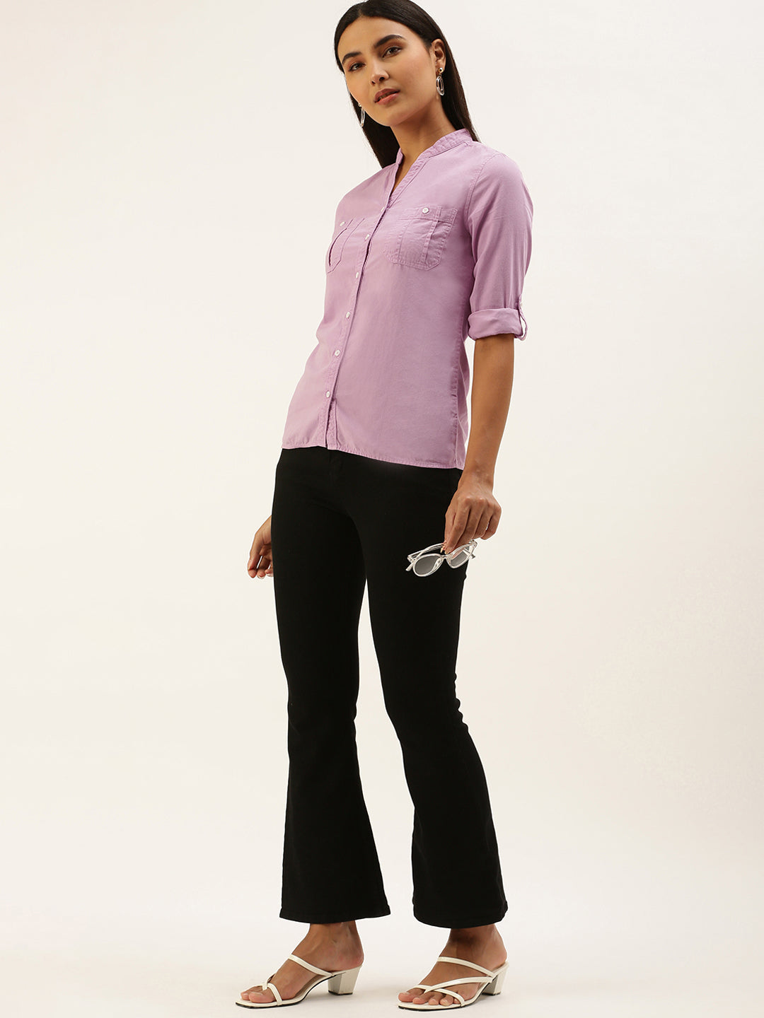 Solid Casual Shirt