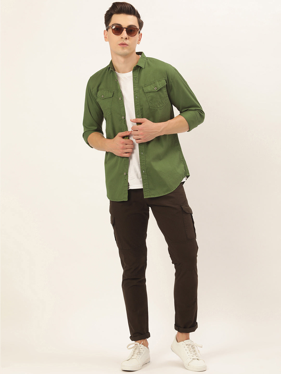 Solid Casual Shirt