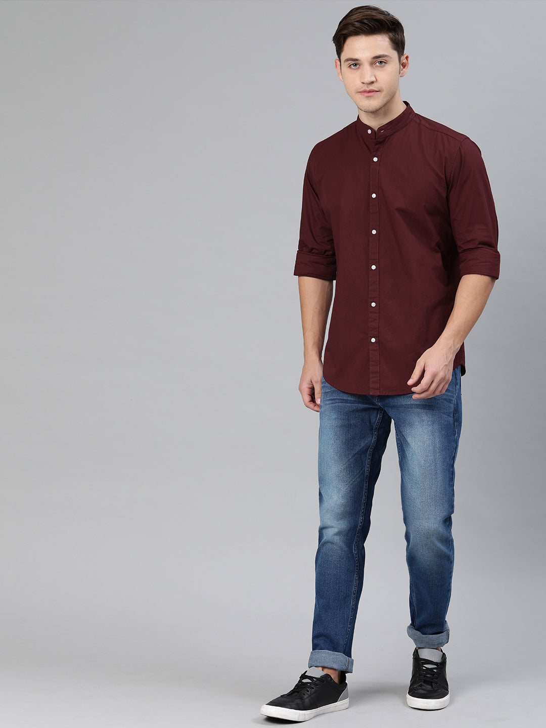 Solid Casual Shirt
