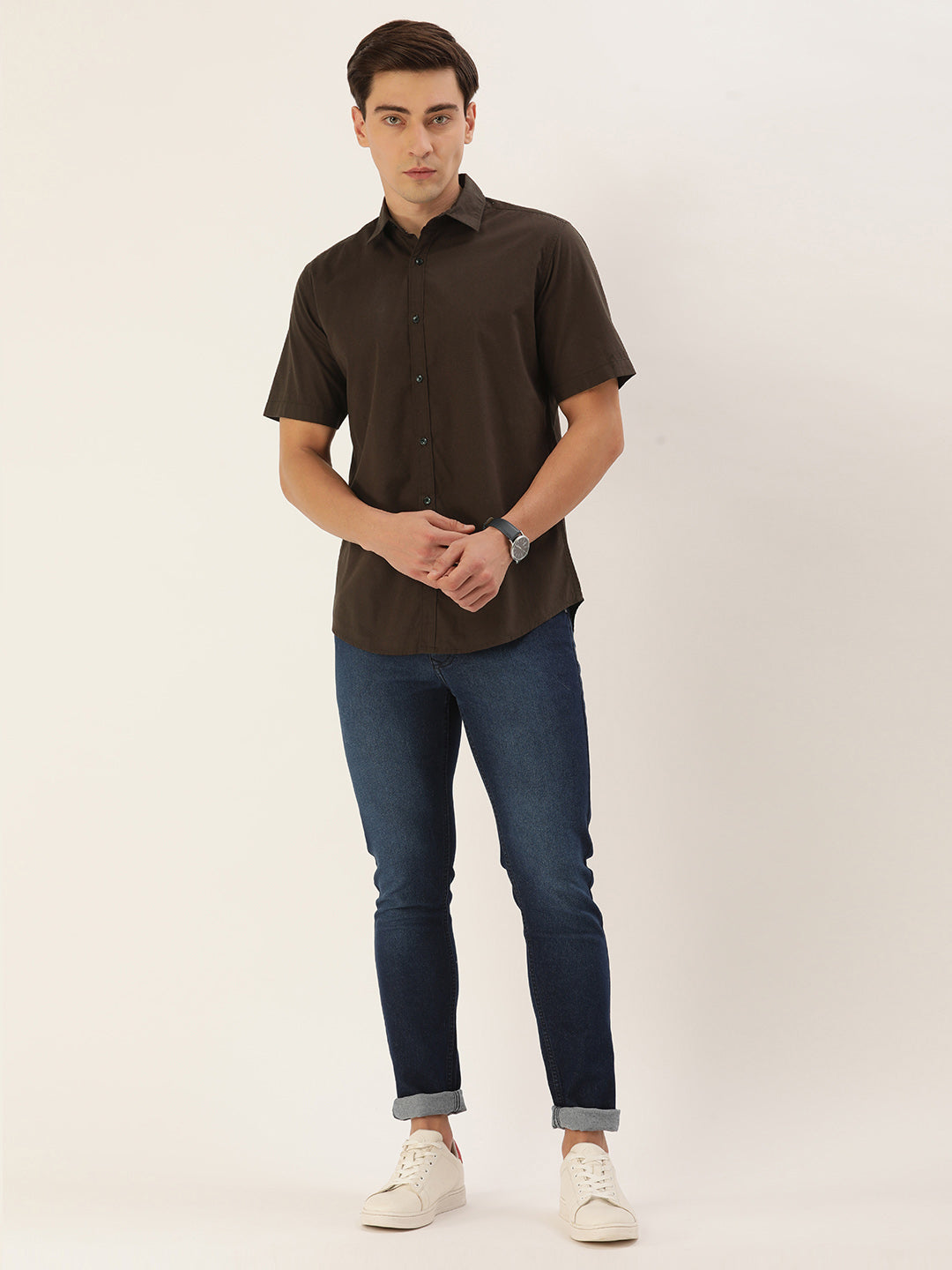 Solid Casual Shirt