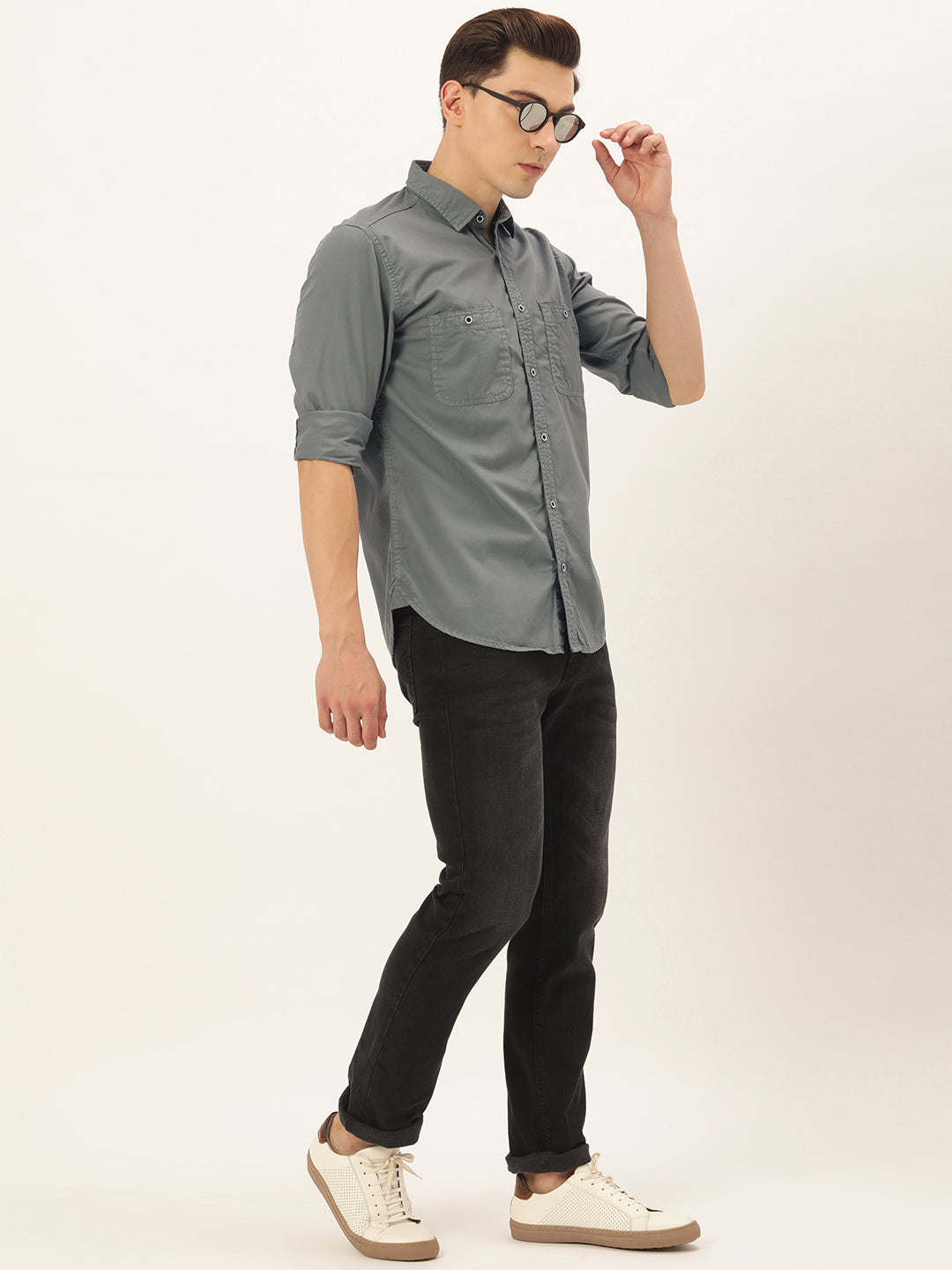 Solid Casual Shirt