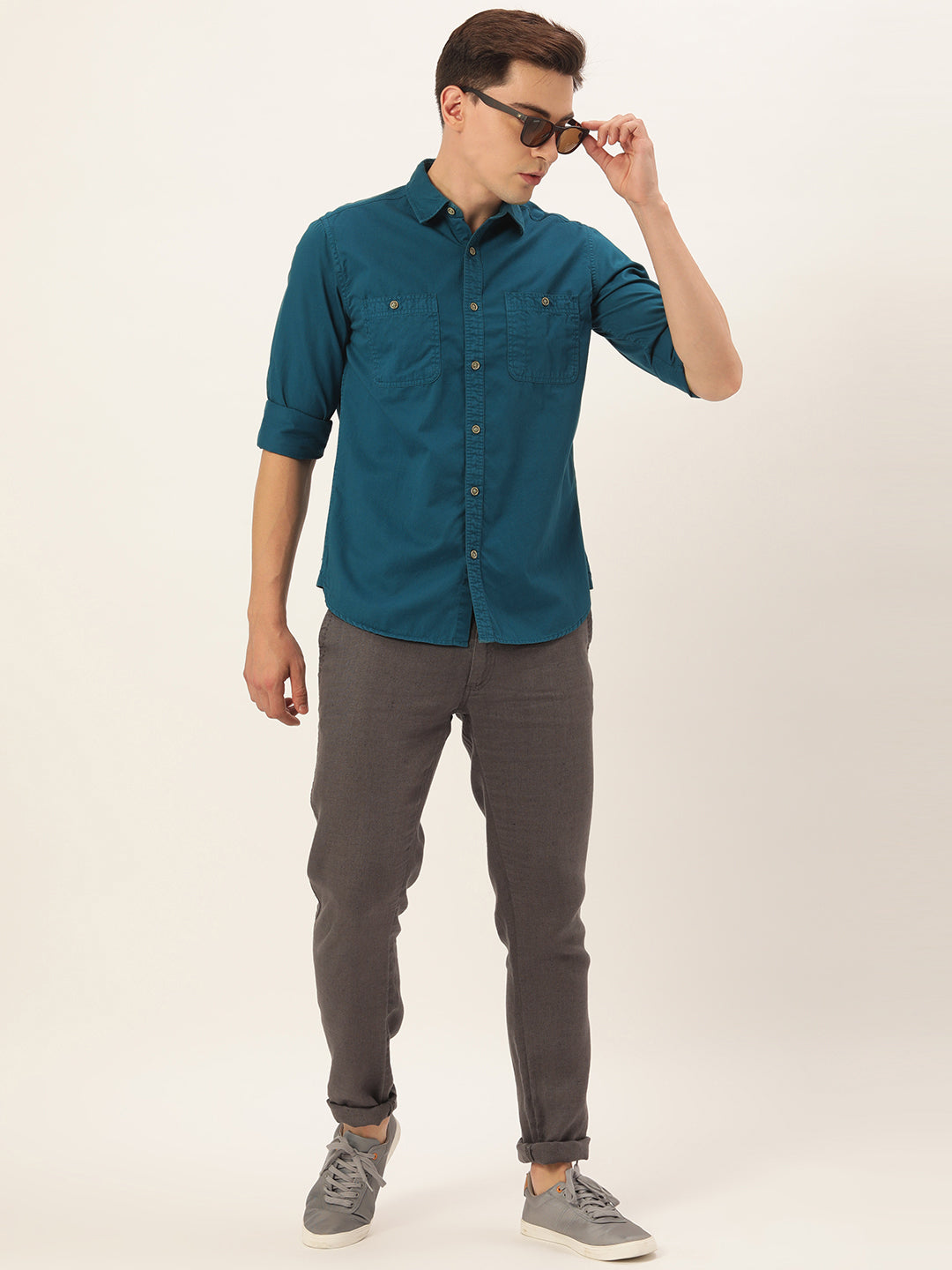 Solid Casual Shirt