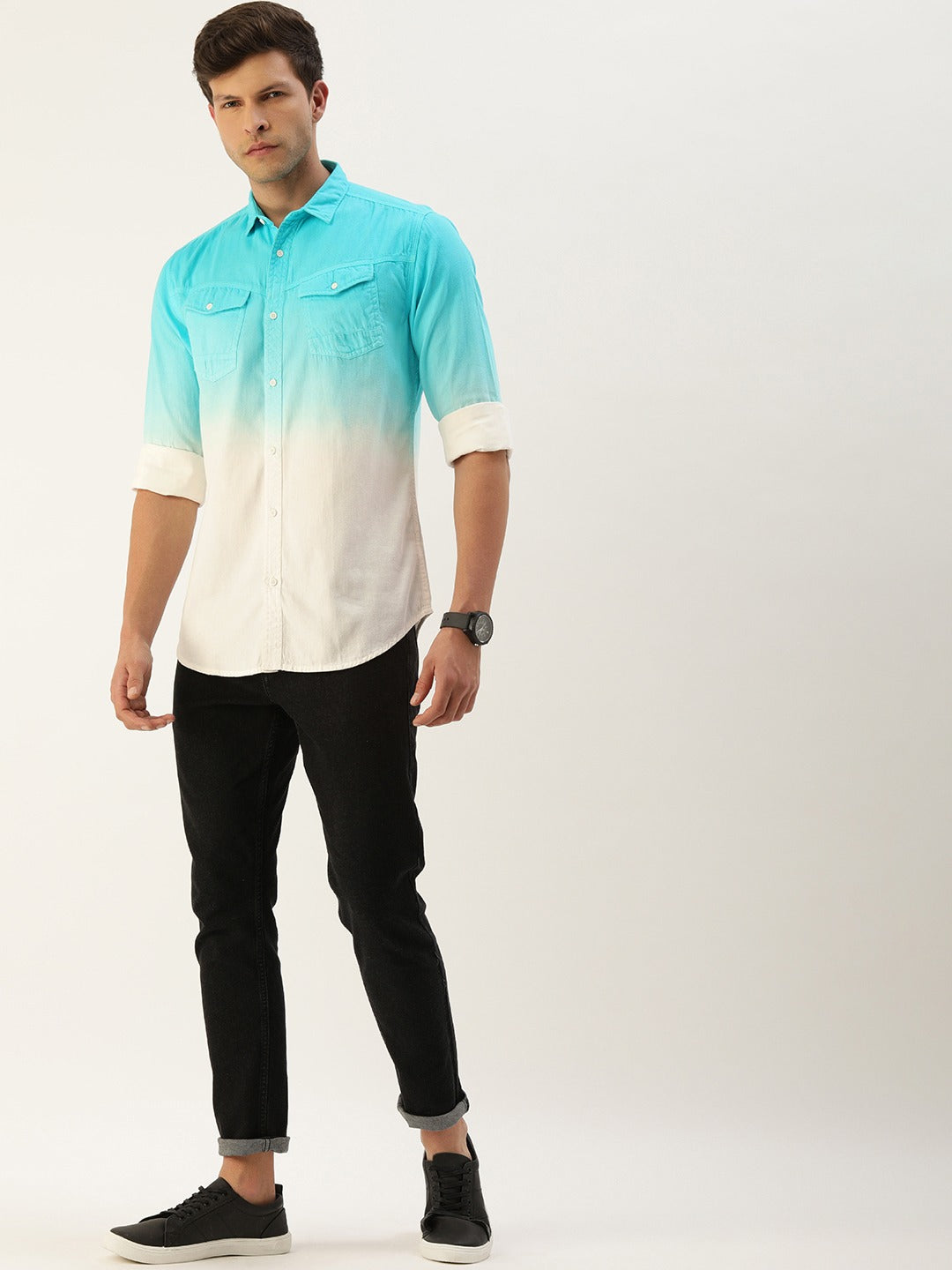 Colourblocked Shirt