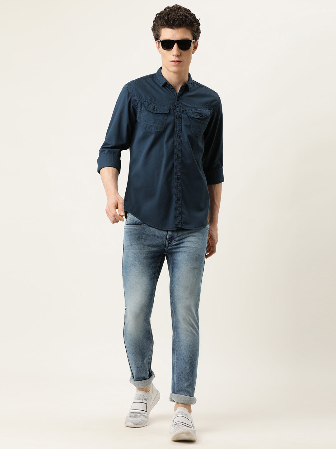 Solid Casual Shirt