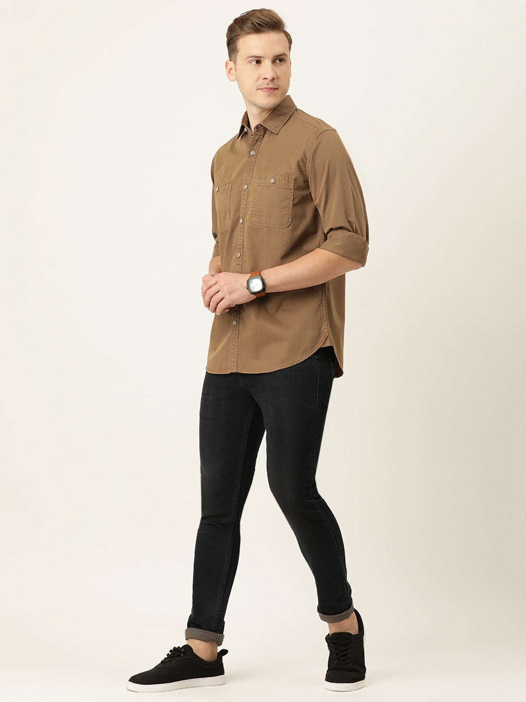 Solid Casual Shirt