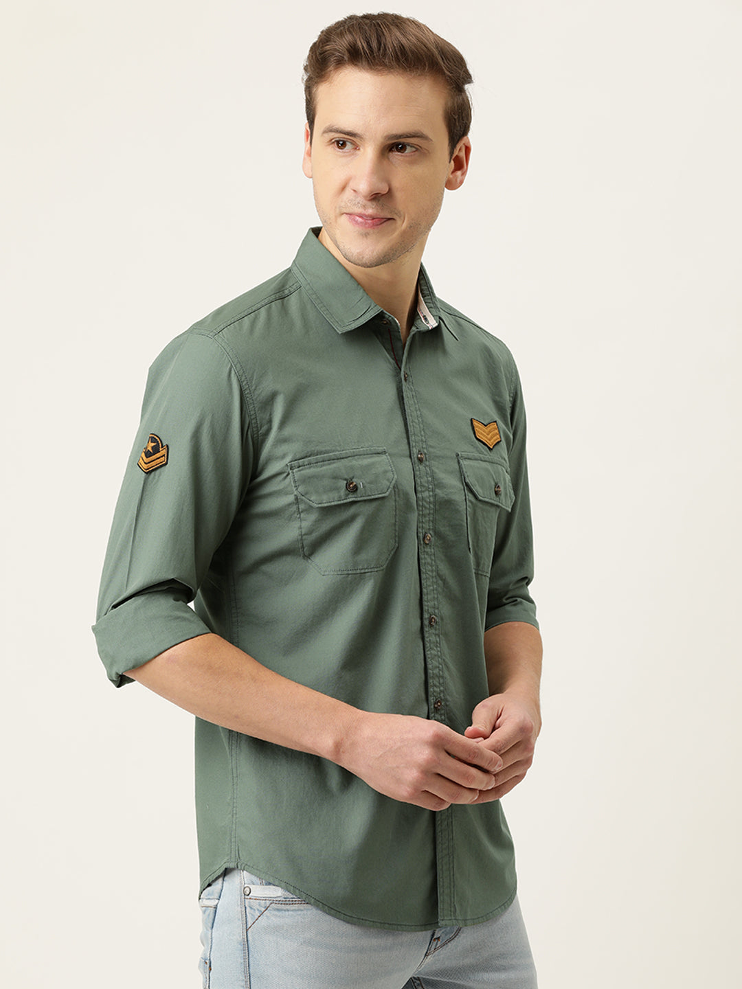 Solid Casual Shirt