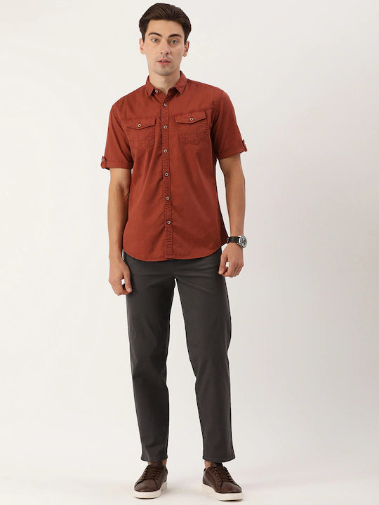 Solid Casual Shirt