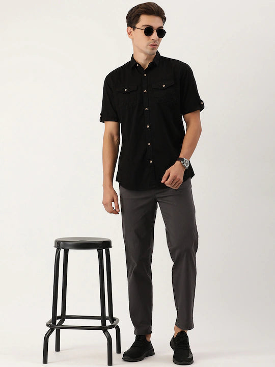 Solid Casual Shirt