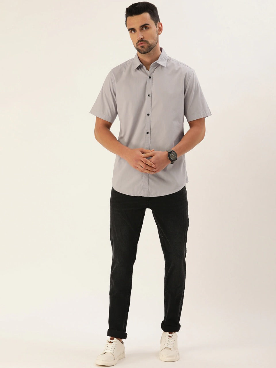 Solid Casual Shirt