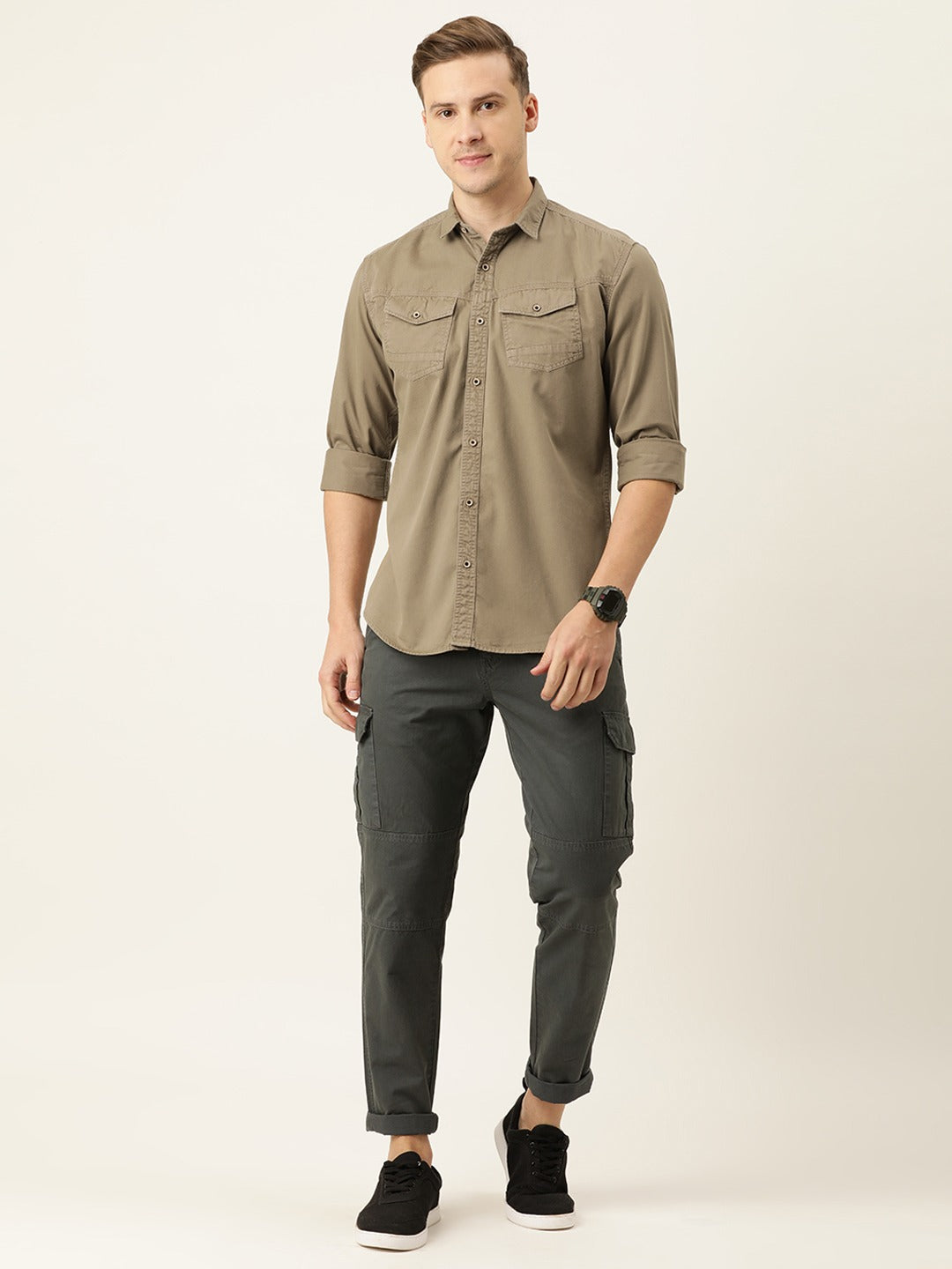 Solid Casual Shirt