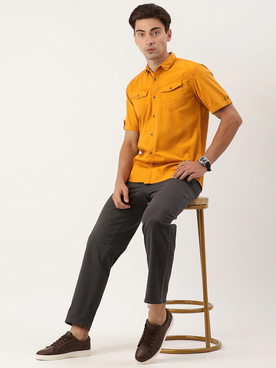 Solid Casual Shirt