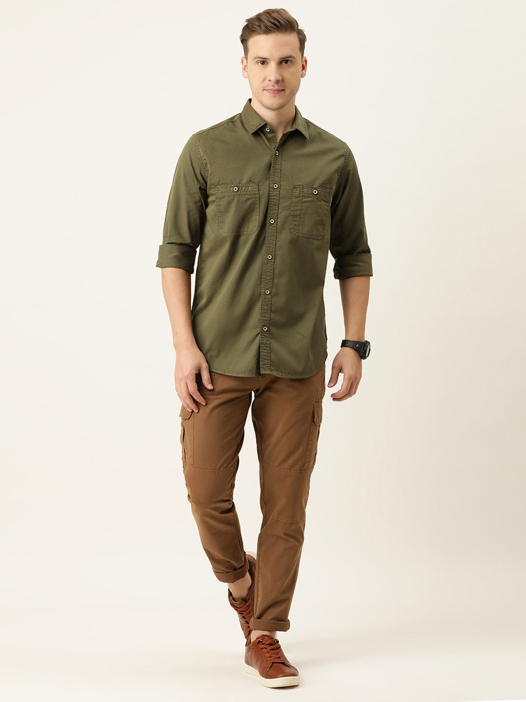 Solid Casual Shirt