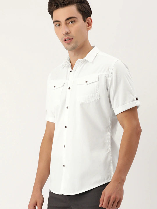 Solid Casual Shirt