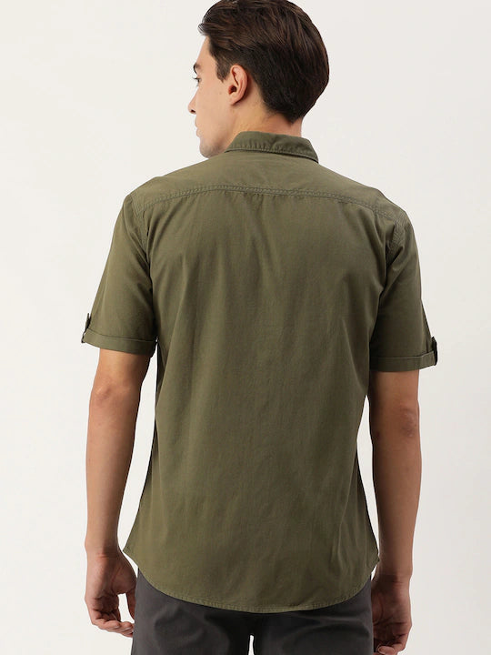 Solid Casual Shirt