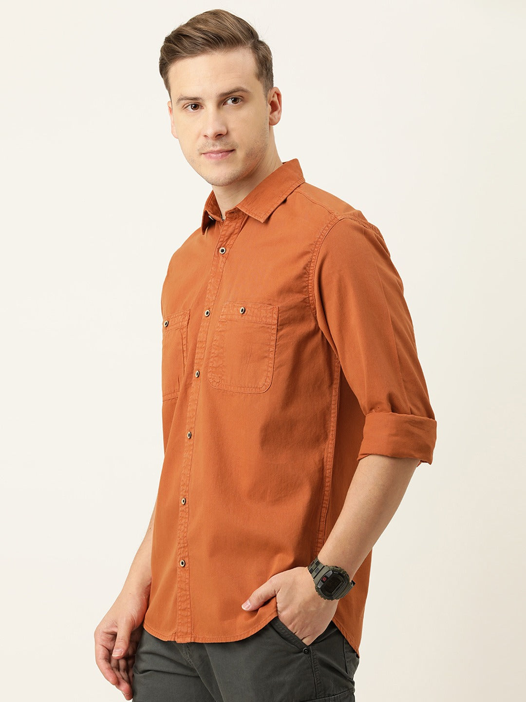 Solid Casual Shirt