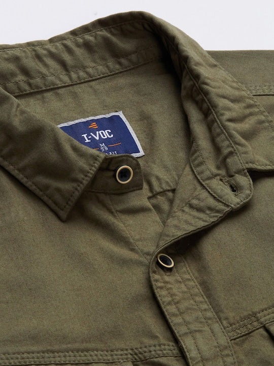 Solid Casual Shirt