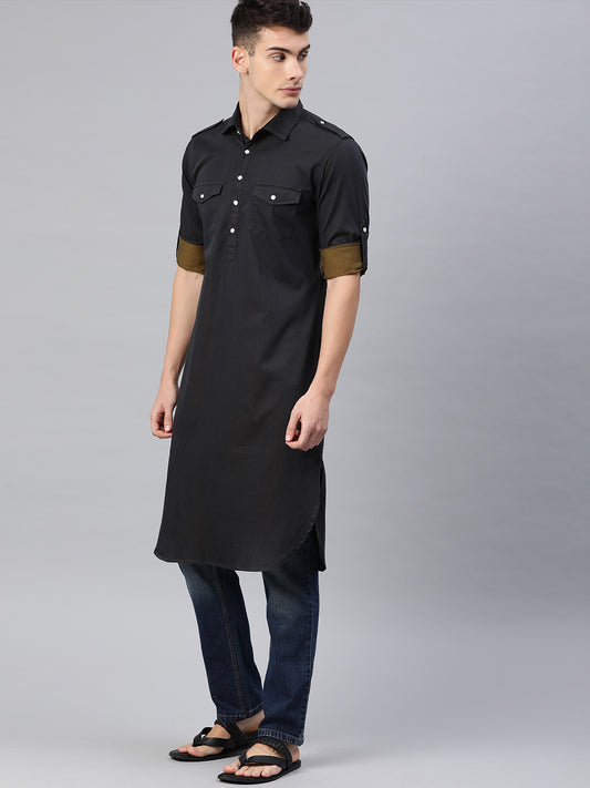 Solid Ethnic Kurta
