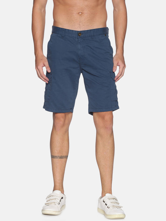 Solid Cargo Shorts