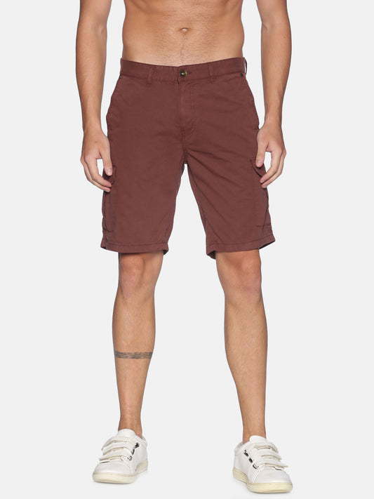 Solid Cargo Shorts