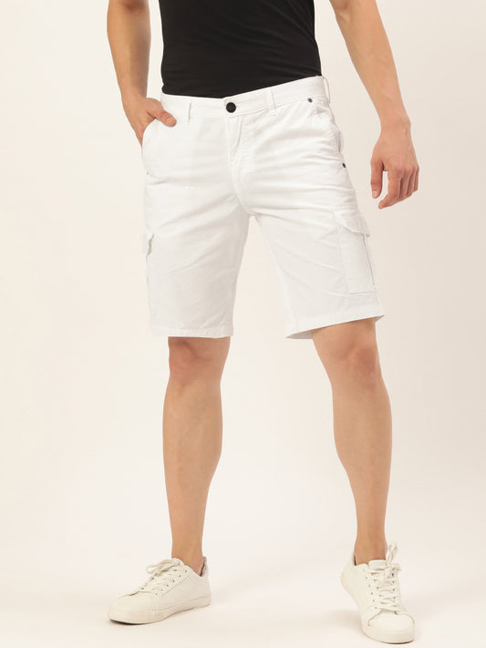 Solid Cargo Shorts