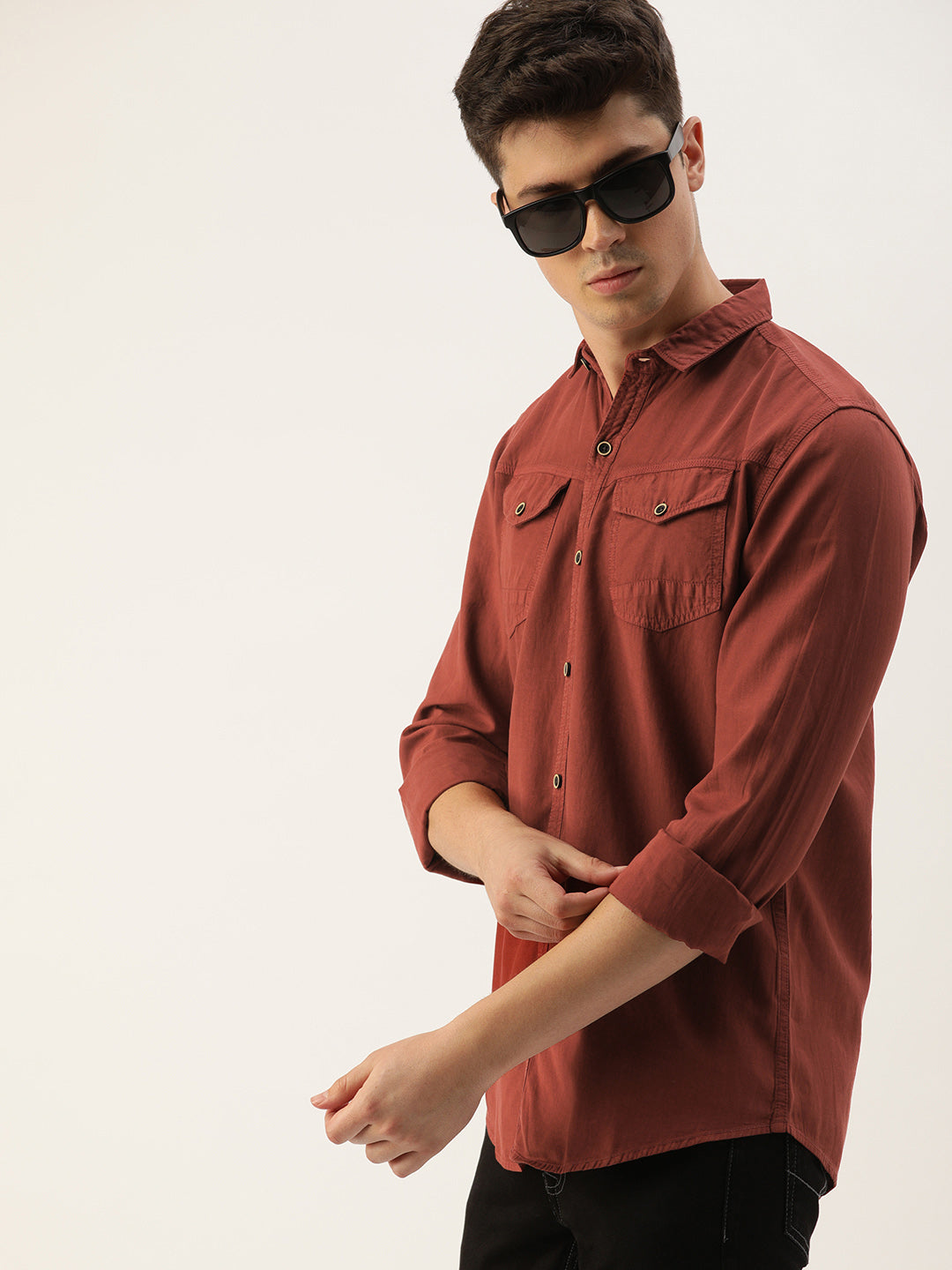 Solid Casual Shirt