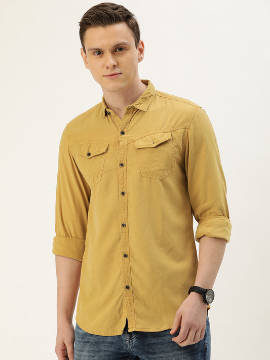 Solid Casual Shirt