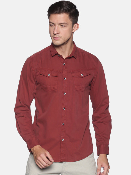 Solid Casual Shirt